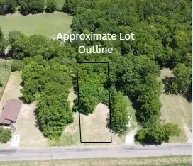 Aerial view of property's location featuring property boundaries highlighted