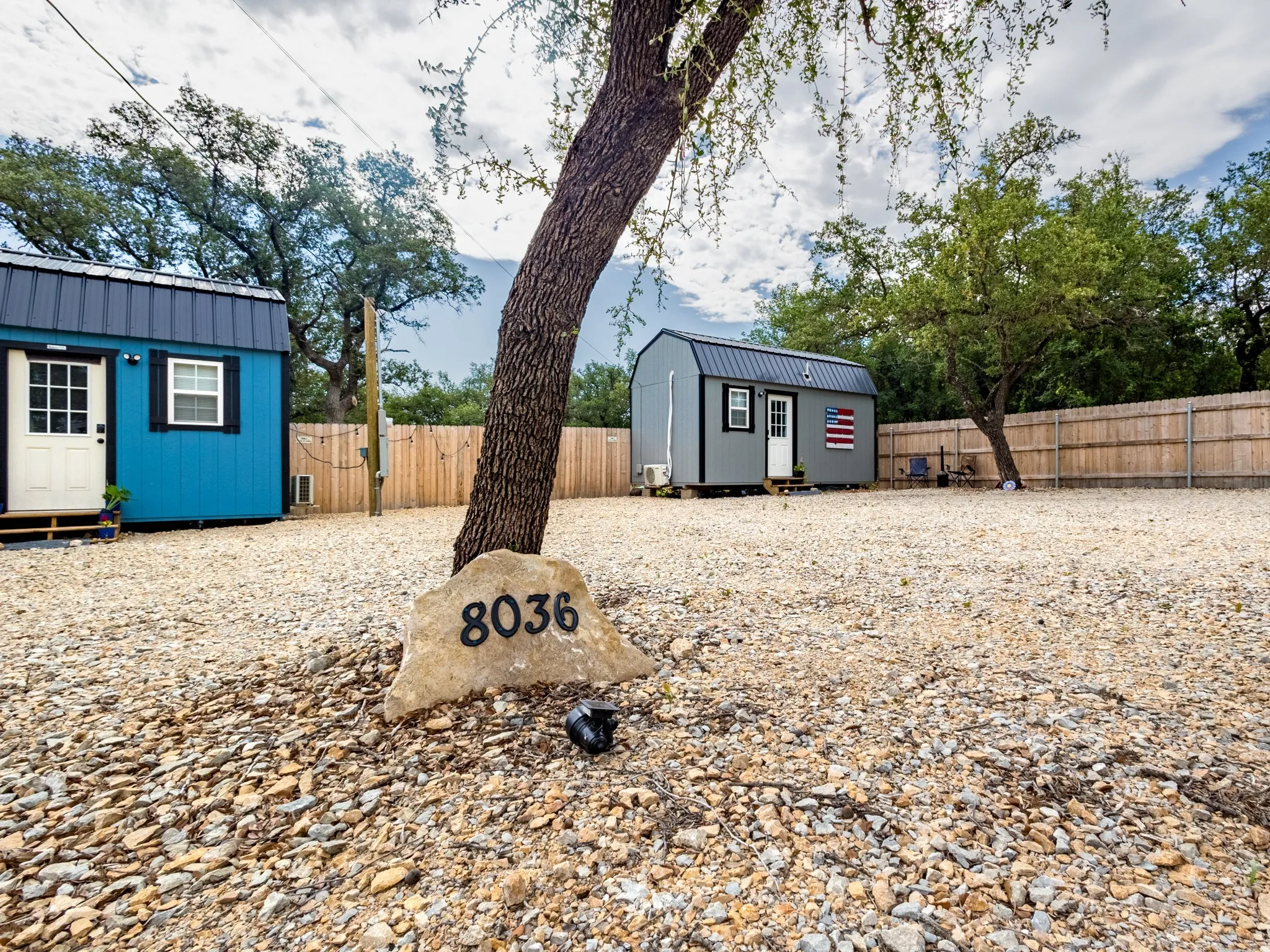 This property may be ideal for those who want to live in both cabins or occupy one while renting out the other.