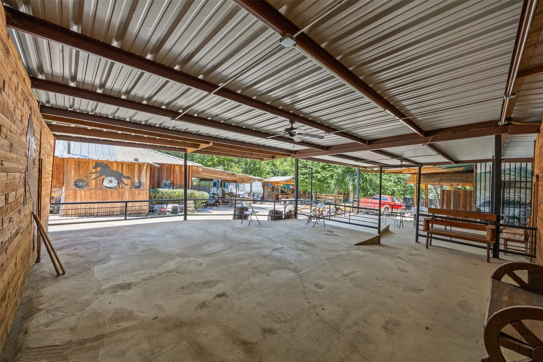 View of stable