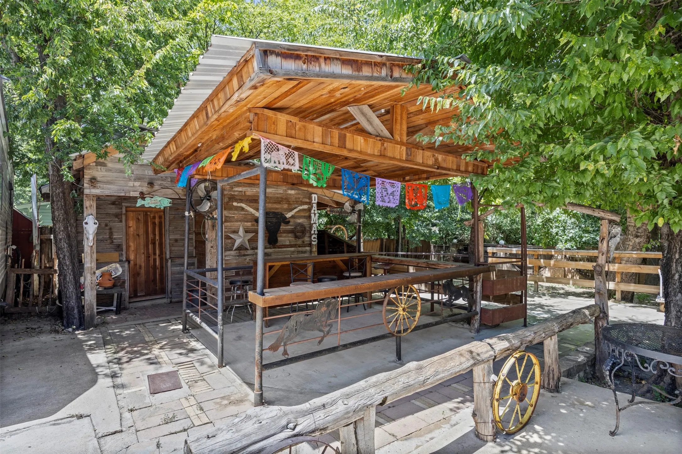 View of patio