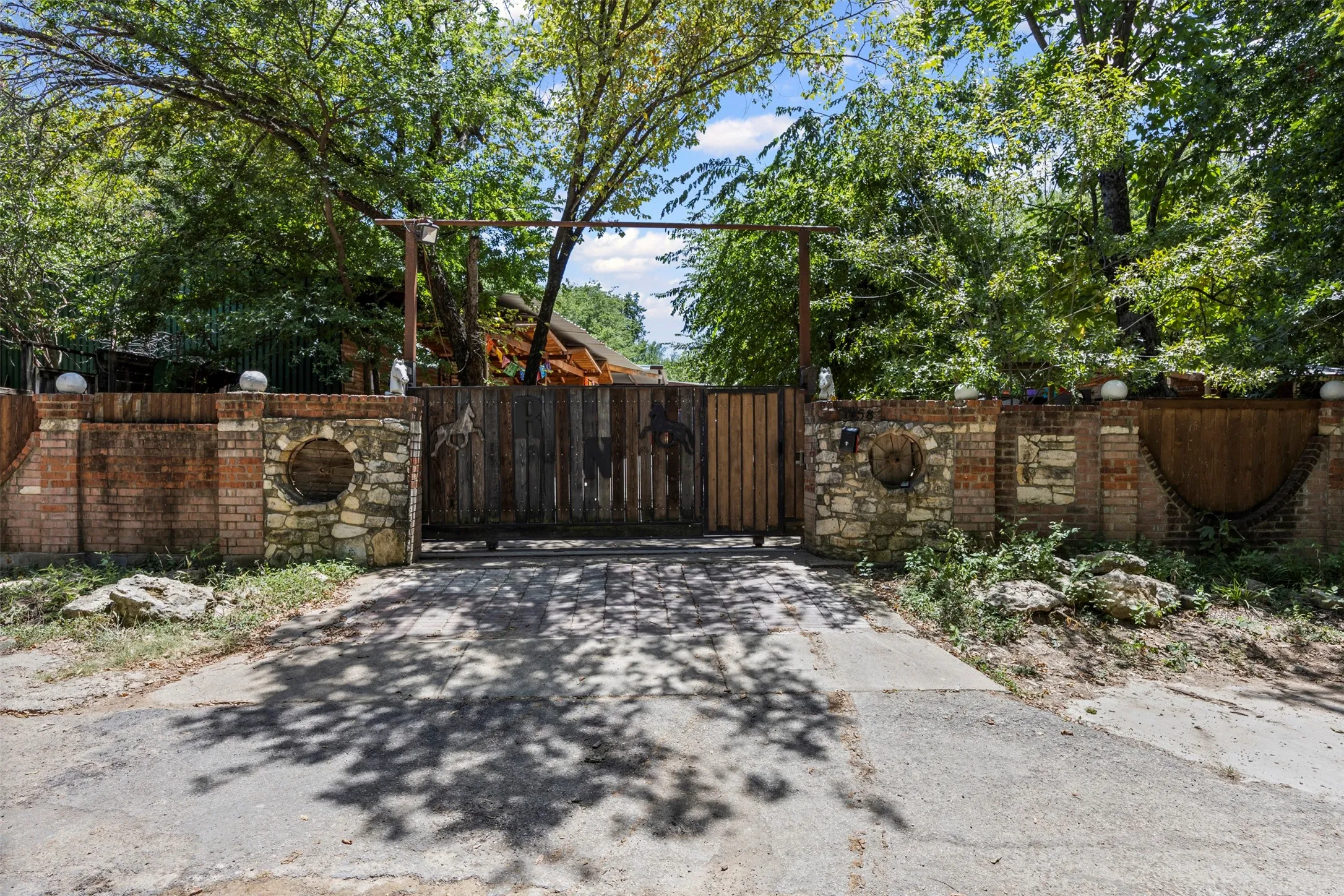View of gate
