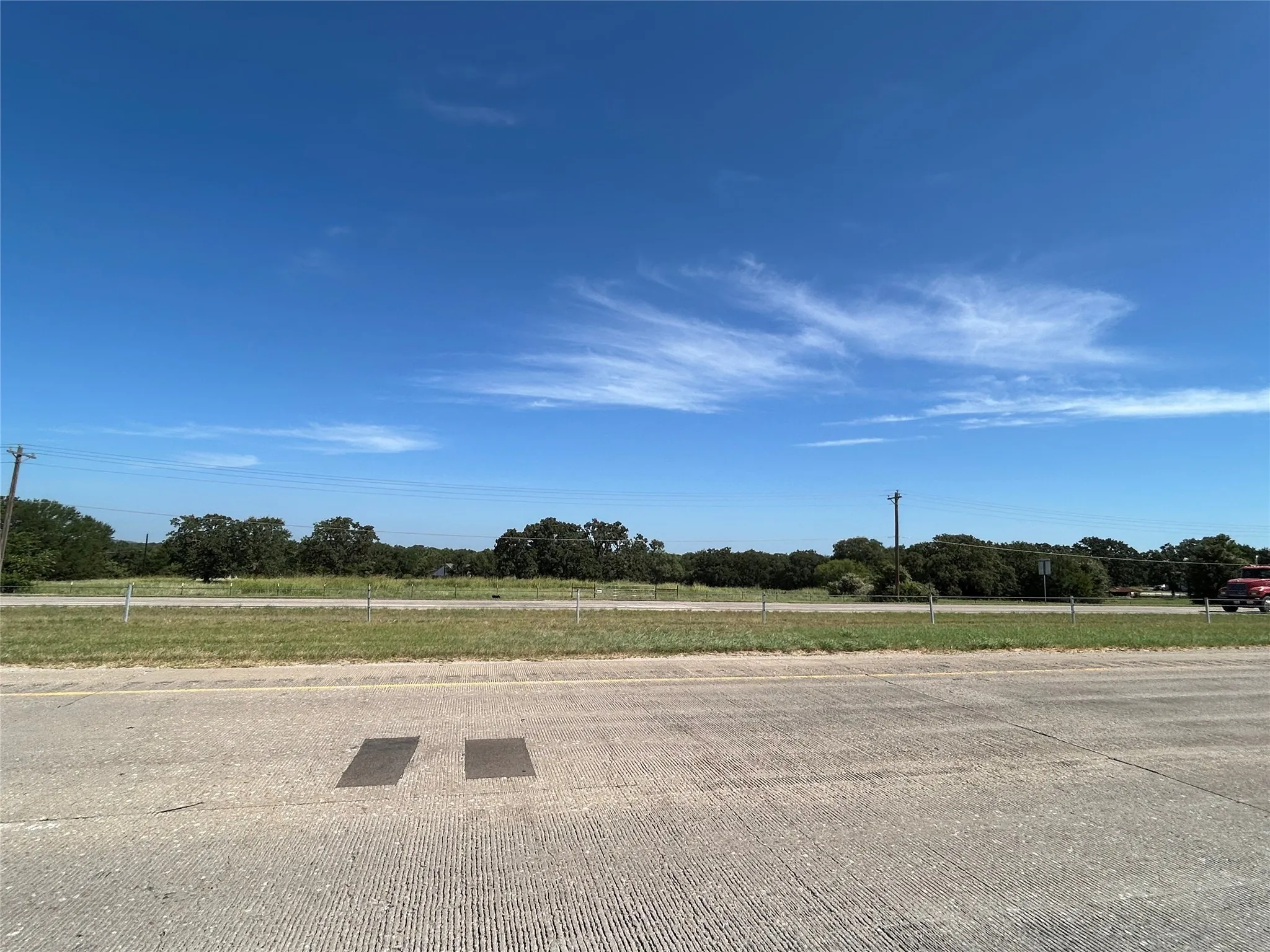 Approximately 400 +/- feet of glorious road frontage