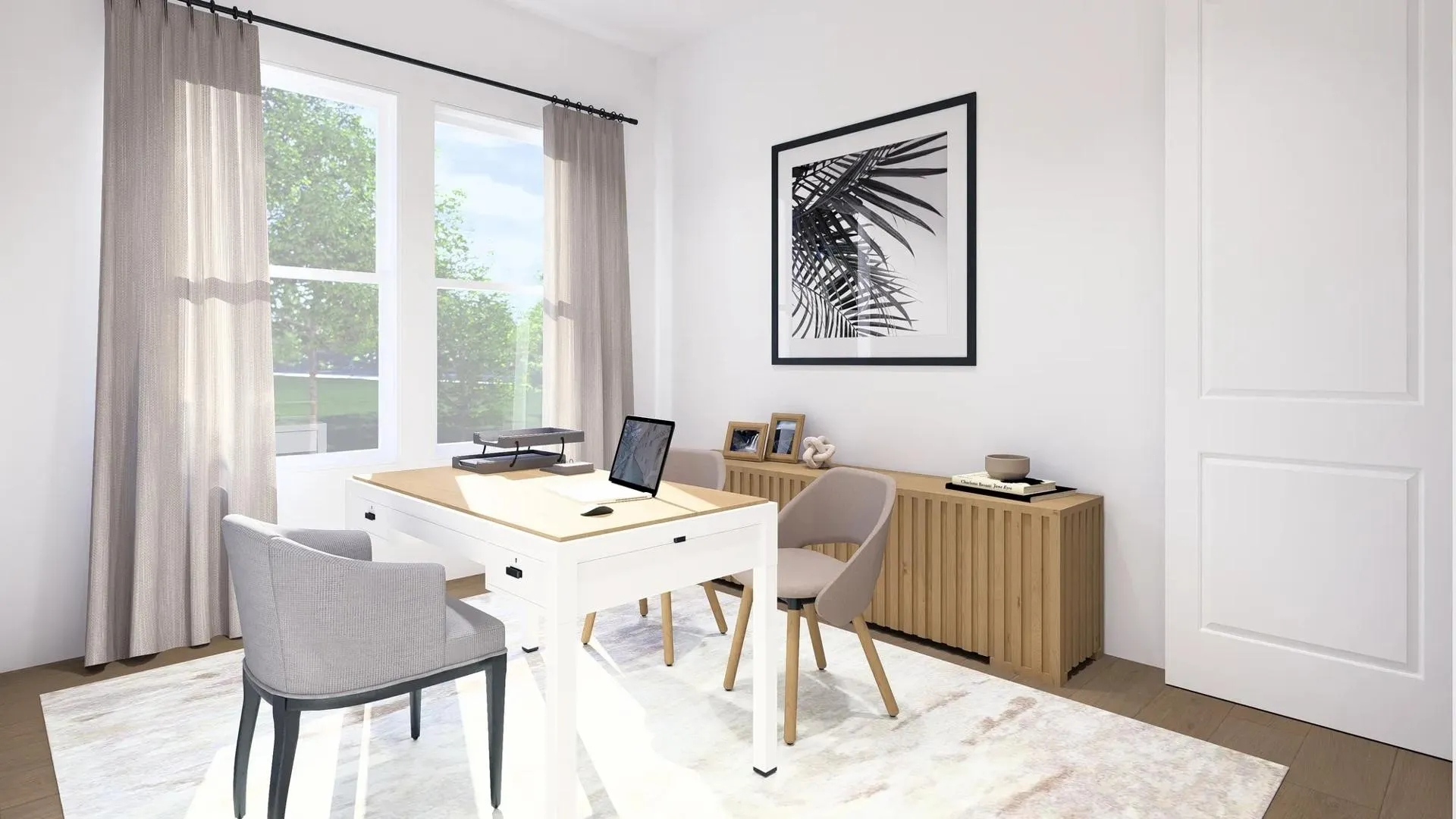 The Larkspur Home Office