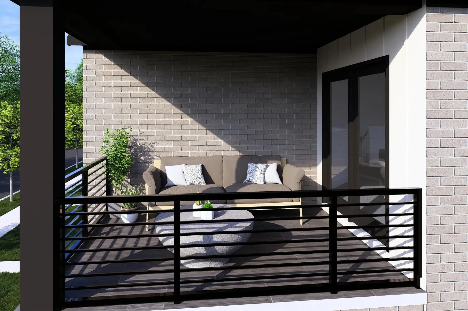 The Larkspur Outdoor Living Area