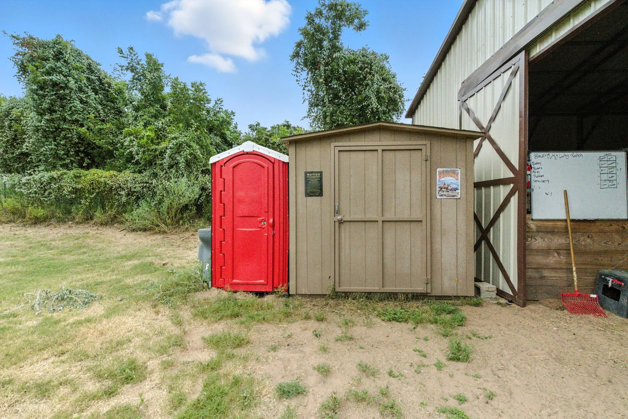 View of shed
