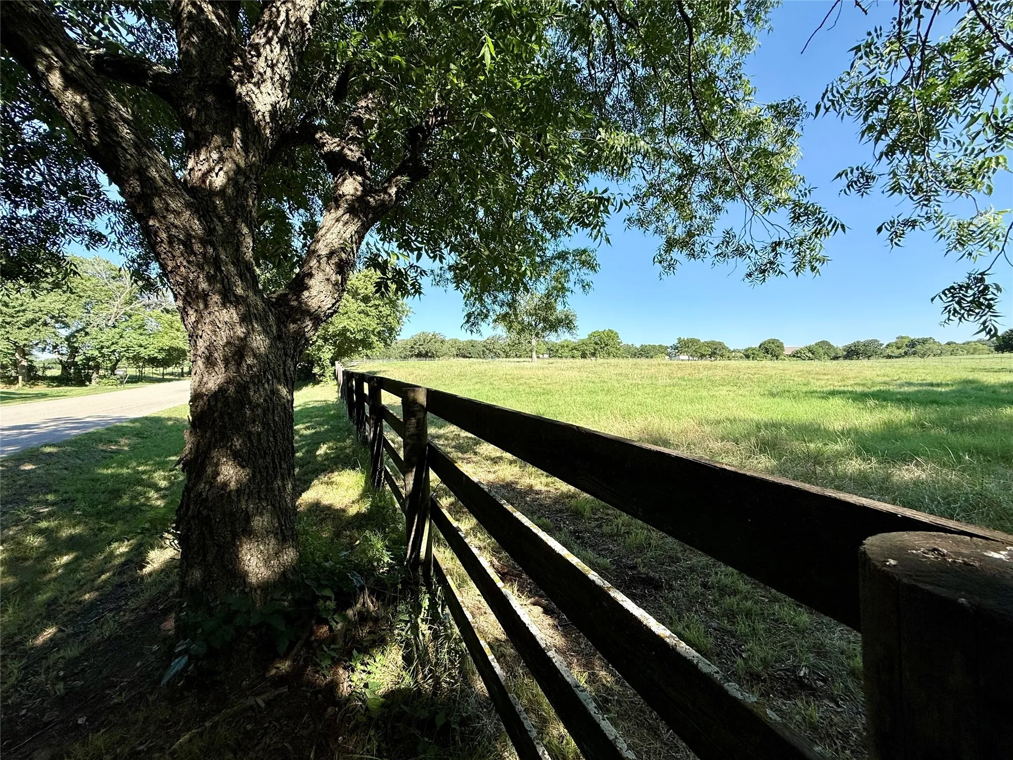 Gate featuring a rural view