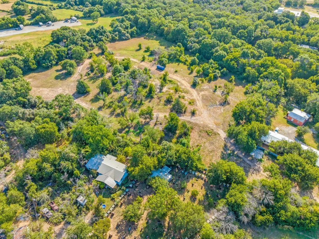 Aerial view of property's location
