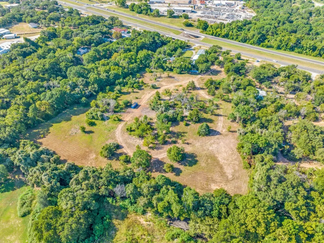 Aerial view of property's location