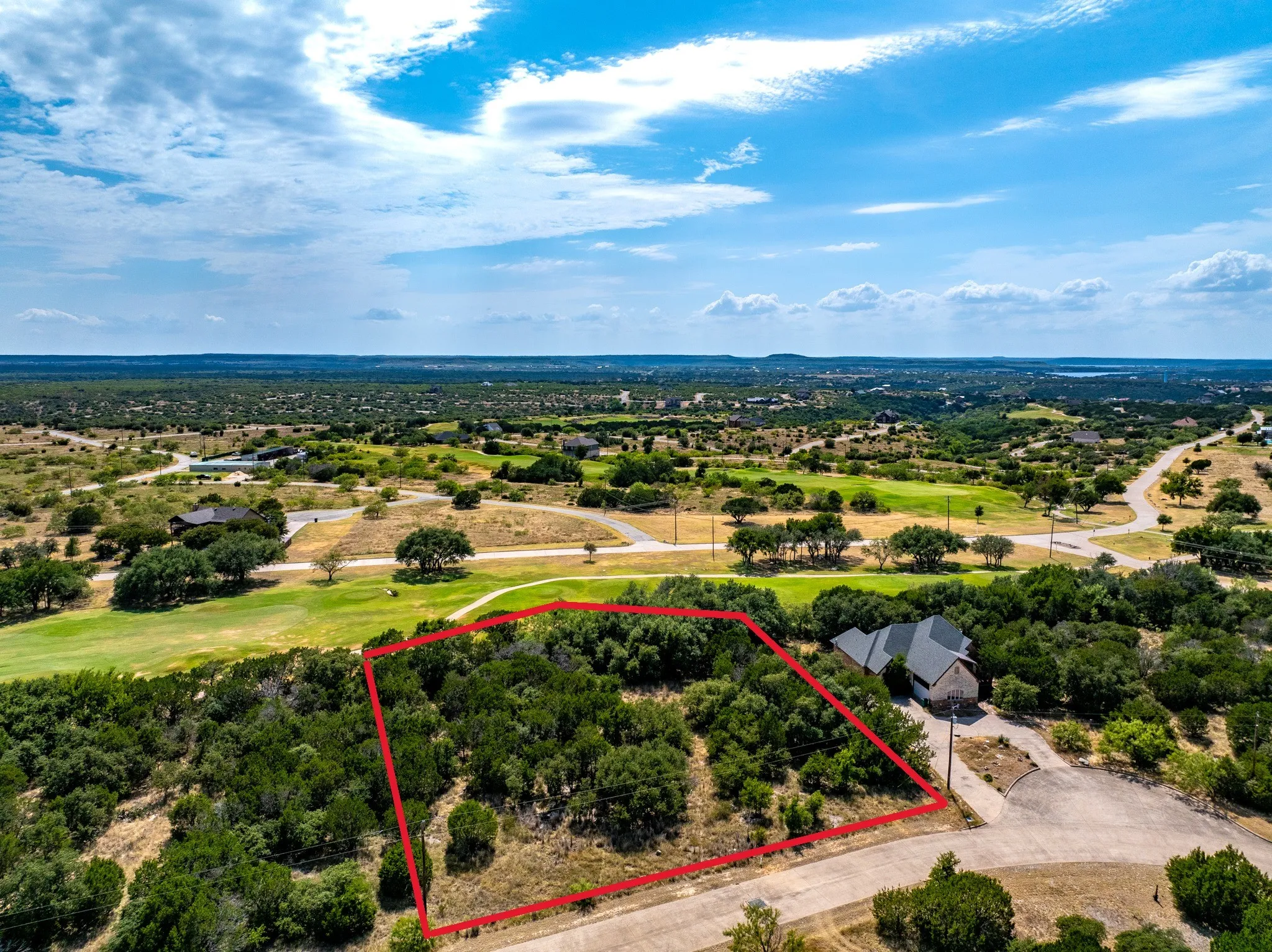 Lot 14 and 15 Shoal Creek, Cliffs Resort on Possum Kingdom Lake. Lot lines are approximate.