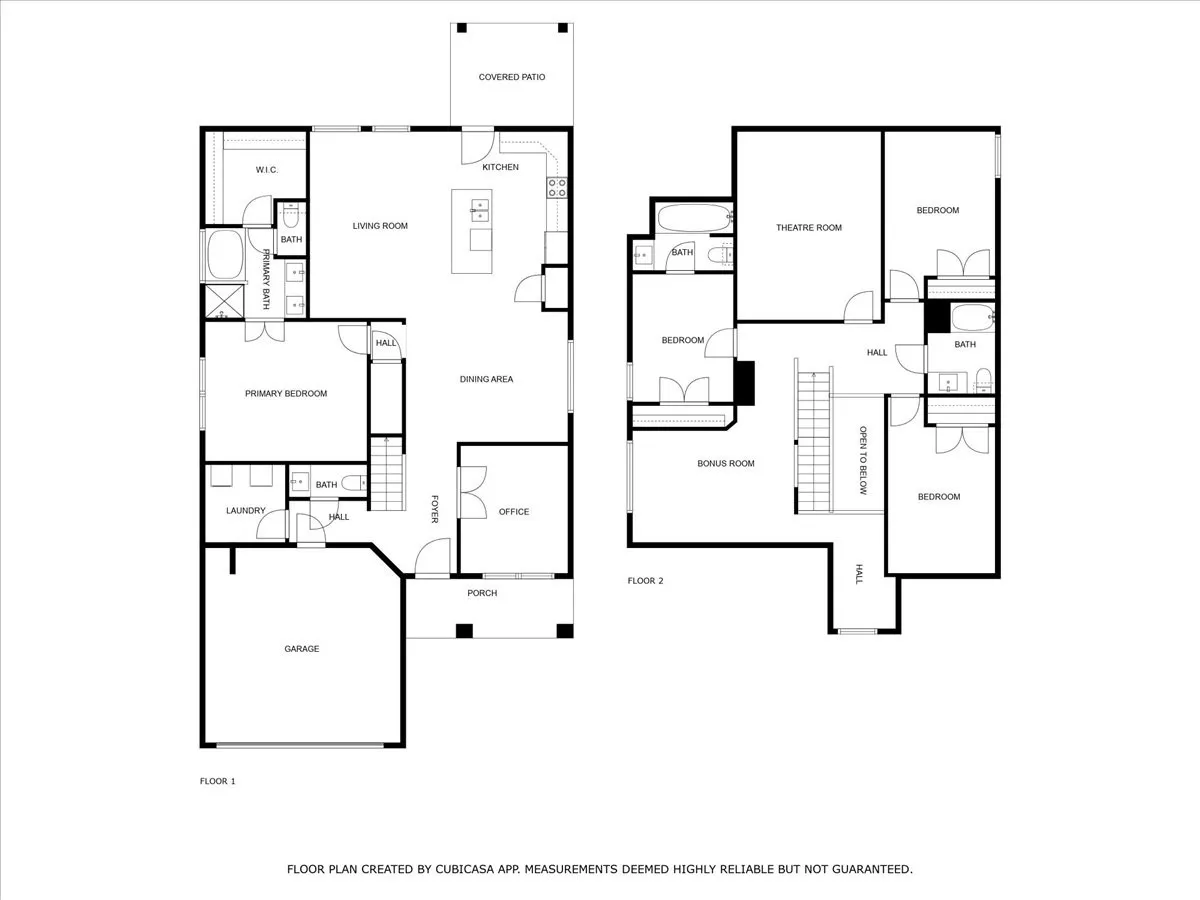 View of floor plan / room layout
