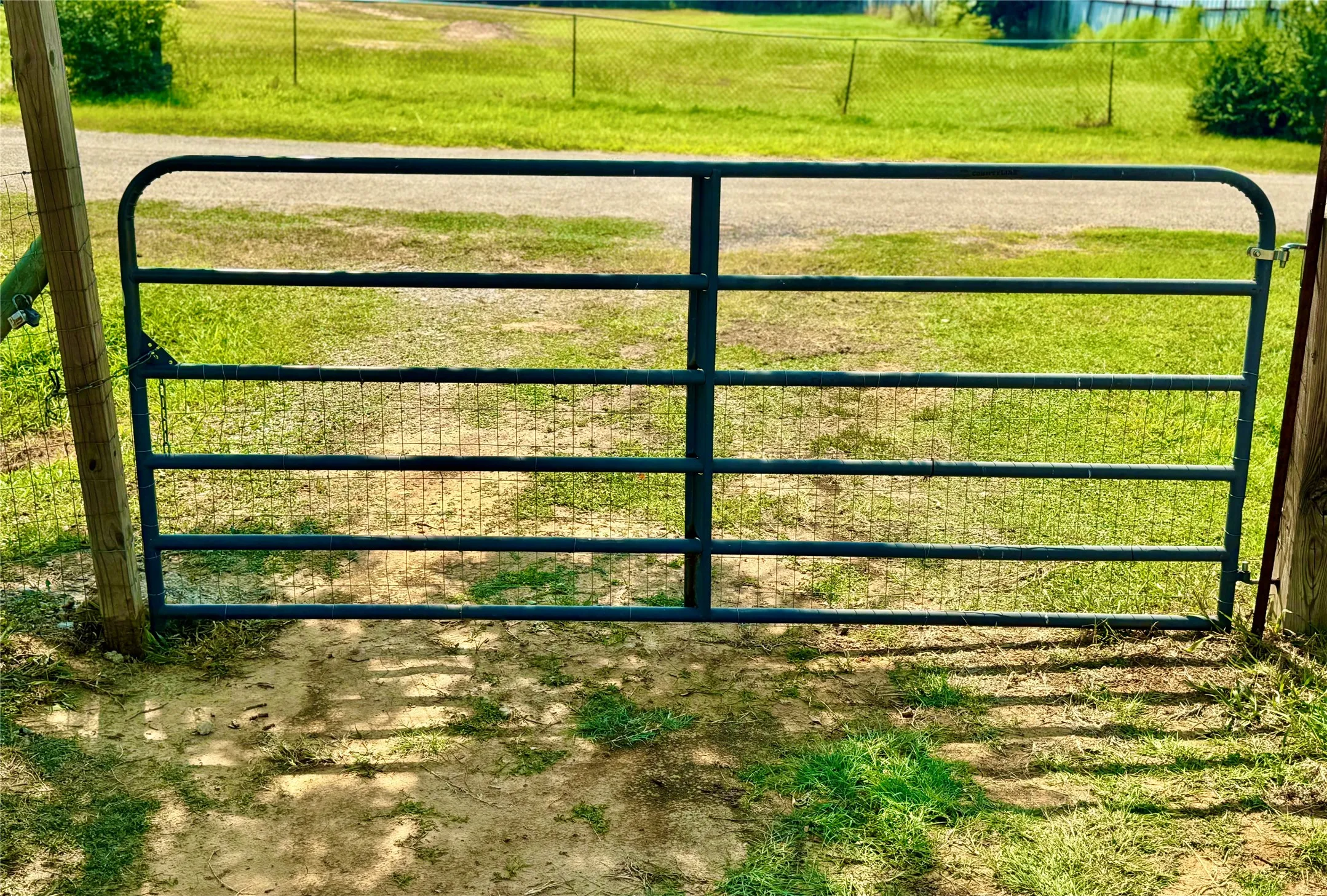 Completely fenced and two separate gated entrances to the property for easy access