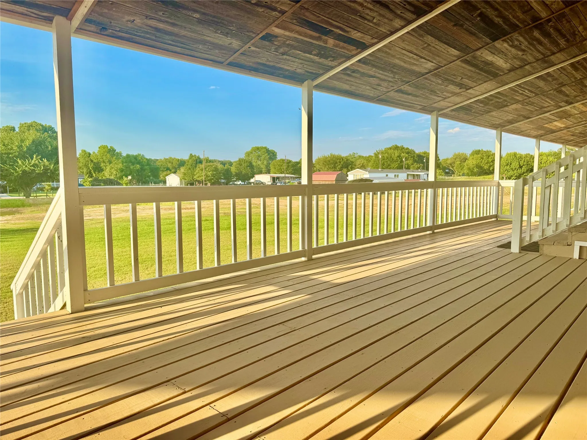 12X40 covered deck to take in sunsets and views of the beautiful property