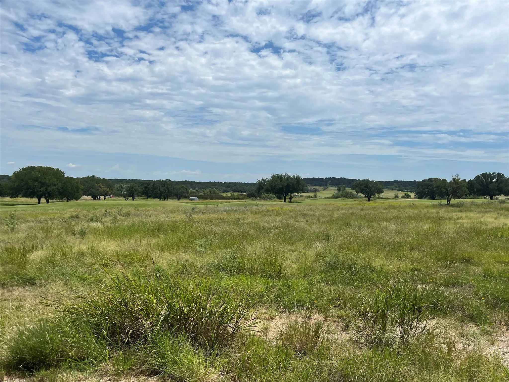 Back side of the Hide Out Golf course