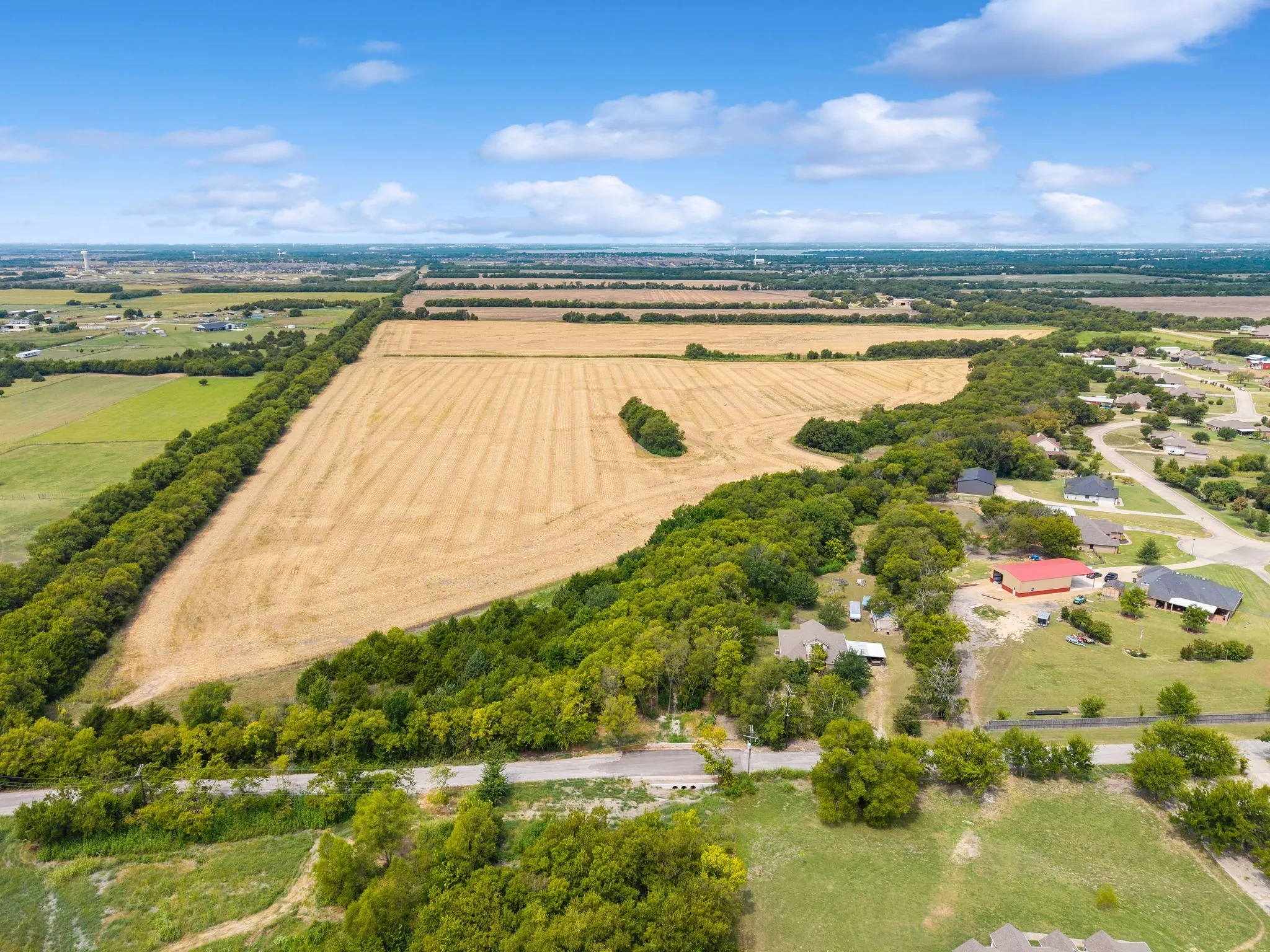 46+ Acres of mostly flat land