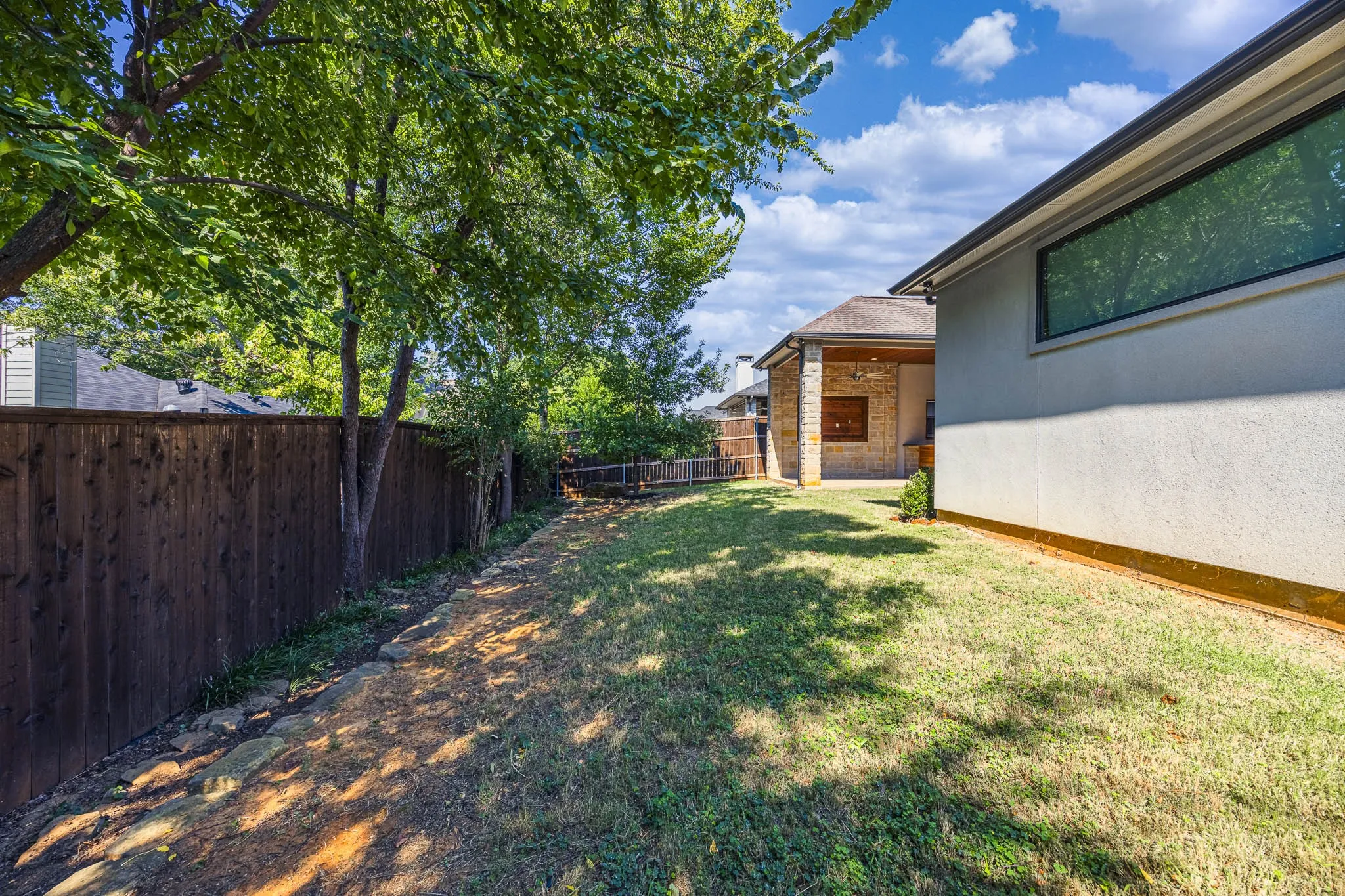 View of yard featuring a patio area