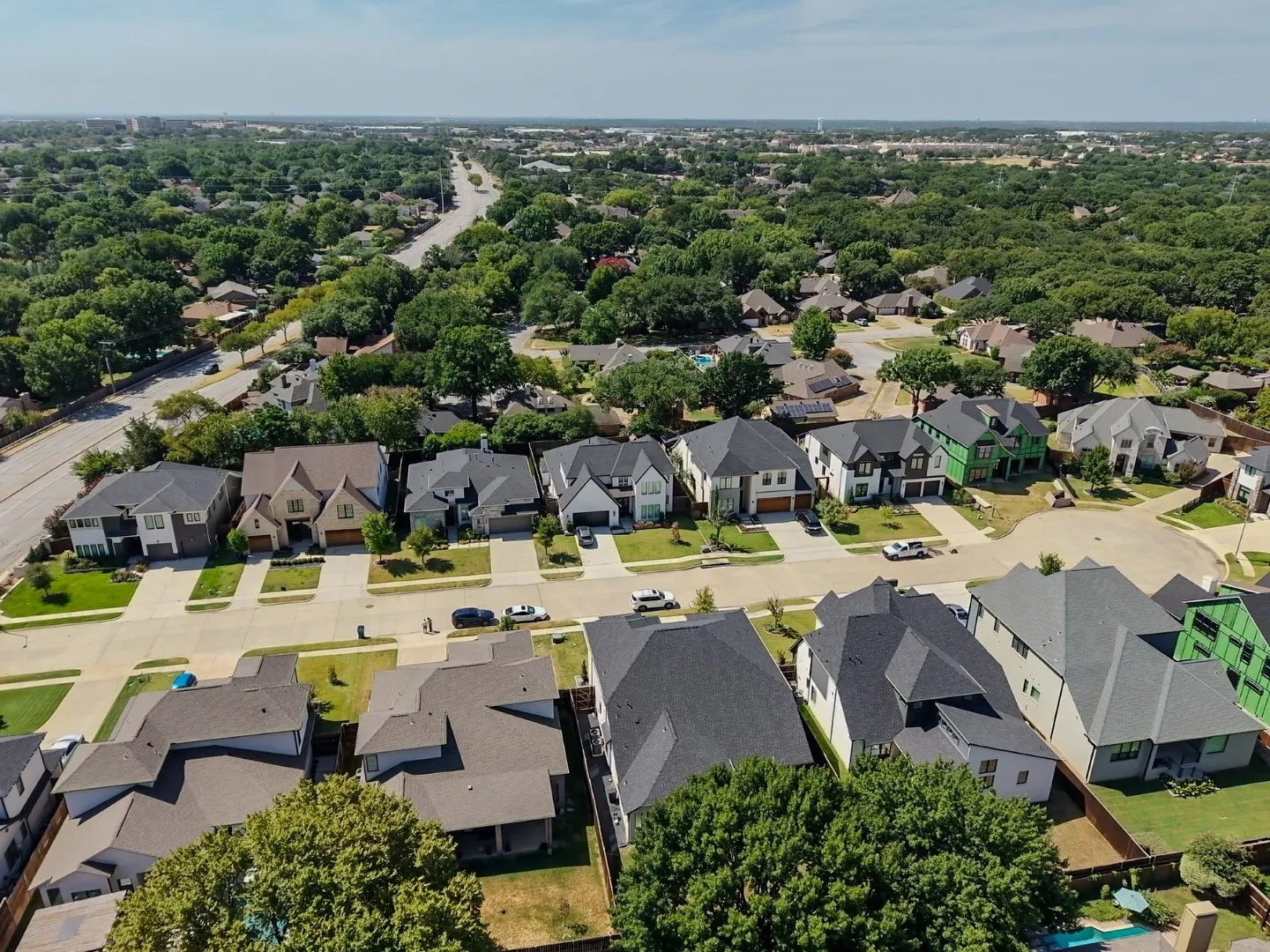 Park Hill Estates Subdivision - Aerial View
