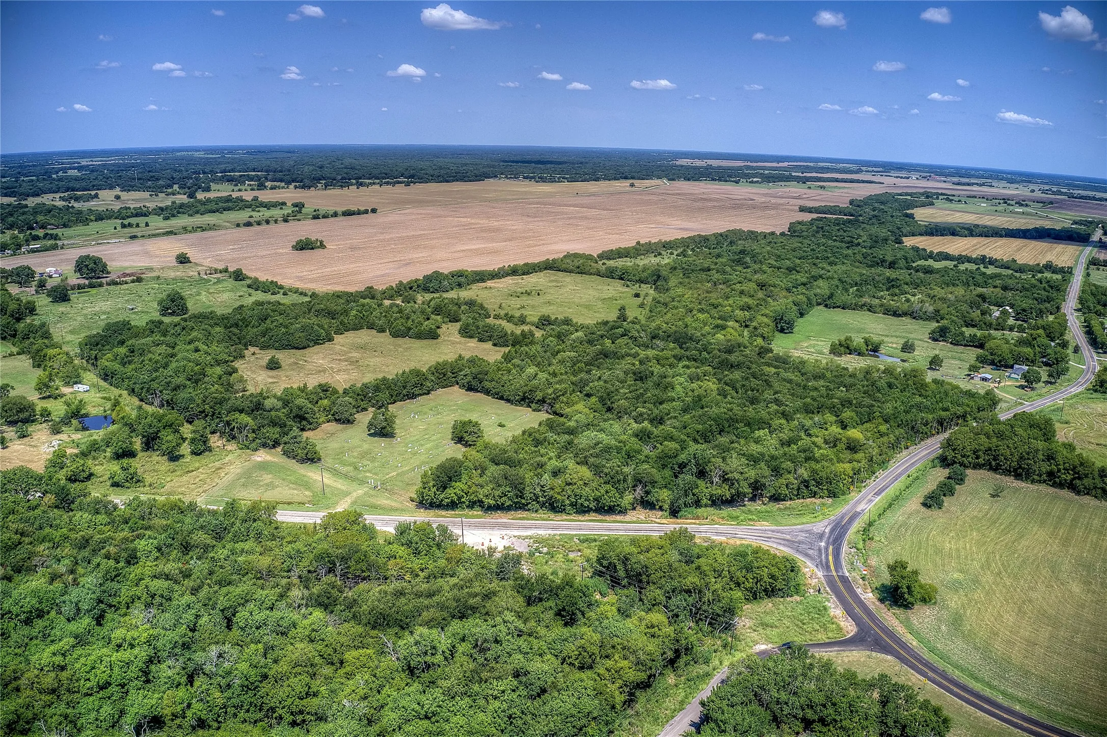 View of rural area featuring farmland