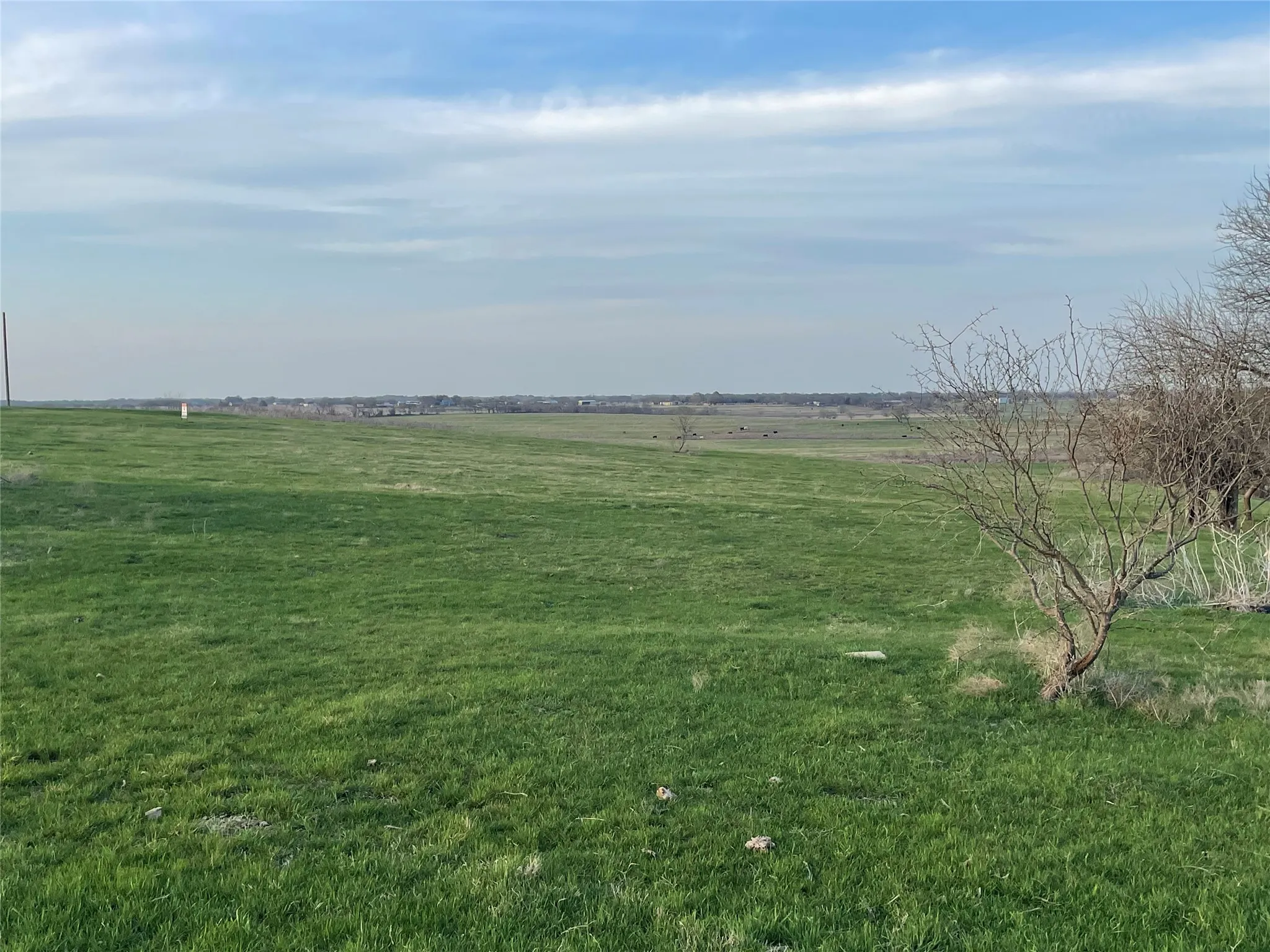 From the front corner of the tract