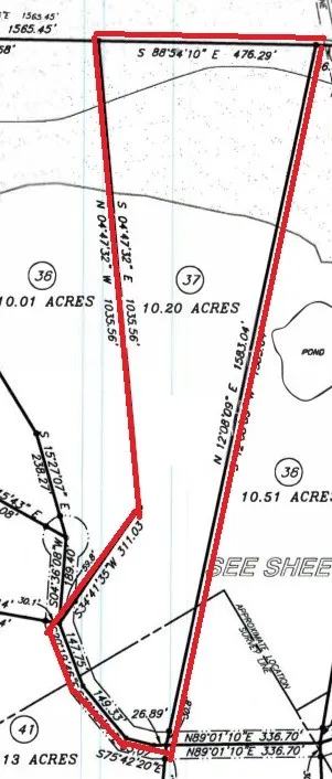 Map / location of property area