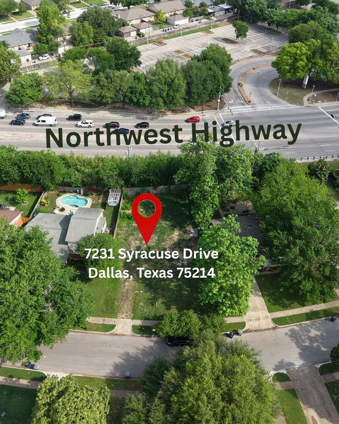 Unimproved Land For Sale in Dallas County , 7231 Syracuse Drive, Dallas, Texas 75214, 0, 0, Garage spaces, 0 Sqft, built in 1958, Price $550,000, mls#21032571, Real Estate Agent in Dallas, Homes For Sale in Dallas county, Homes For Sale in Dallas, Realtor in Dallas Texas, Real Estate Brokerage Independent Realty Texas, Luminita Cordes Realtor