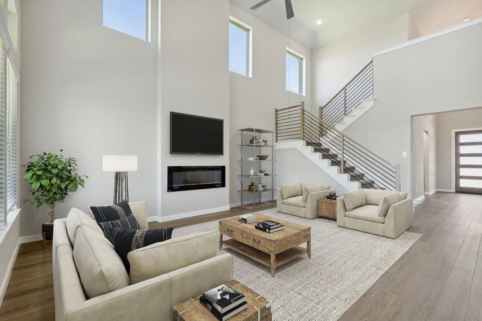 Living Room in the Henley home plan by Trophy Signature Homes – REPRESENTATIVE PHOTO