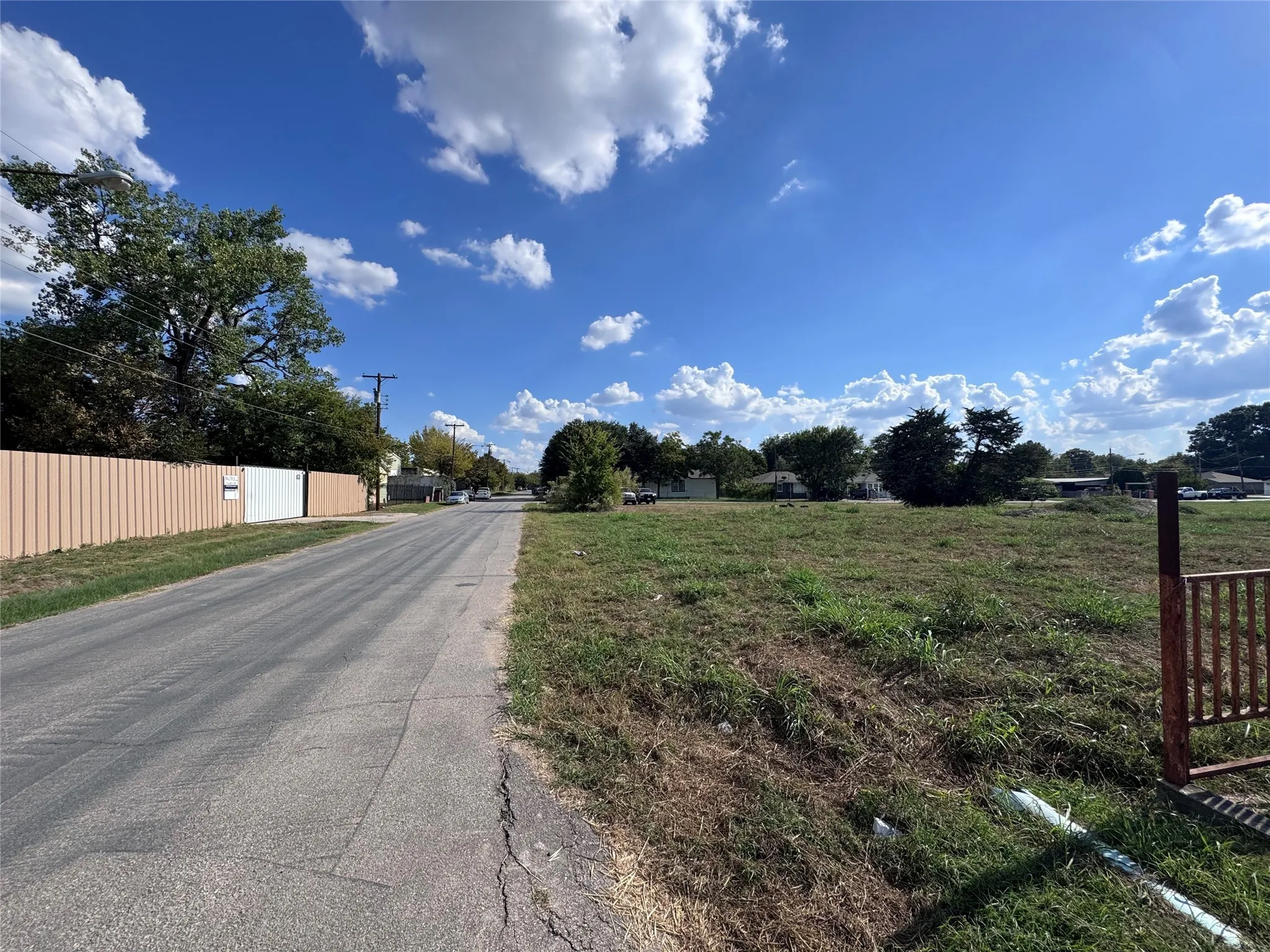 View of asphalt road
