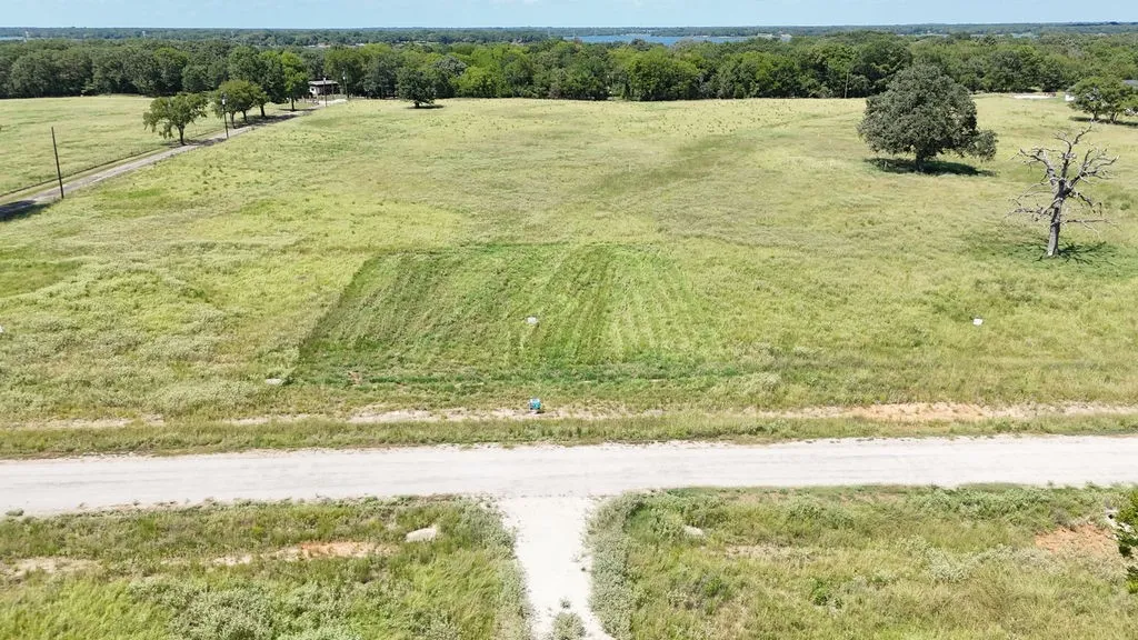 Aerial view of sparsely populated area