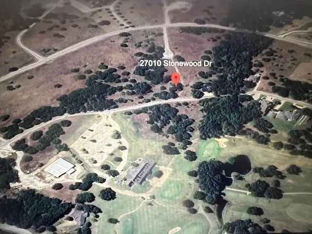 Aerial overview of property's location