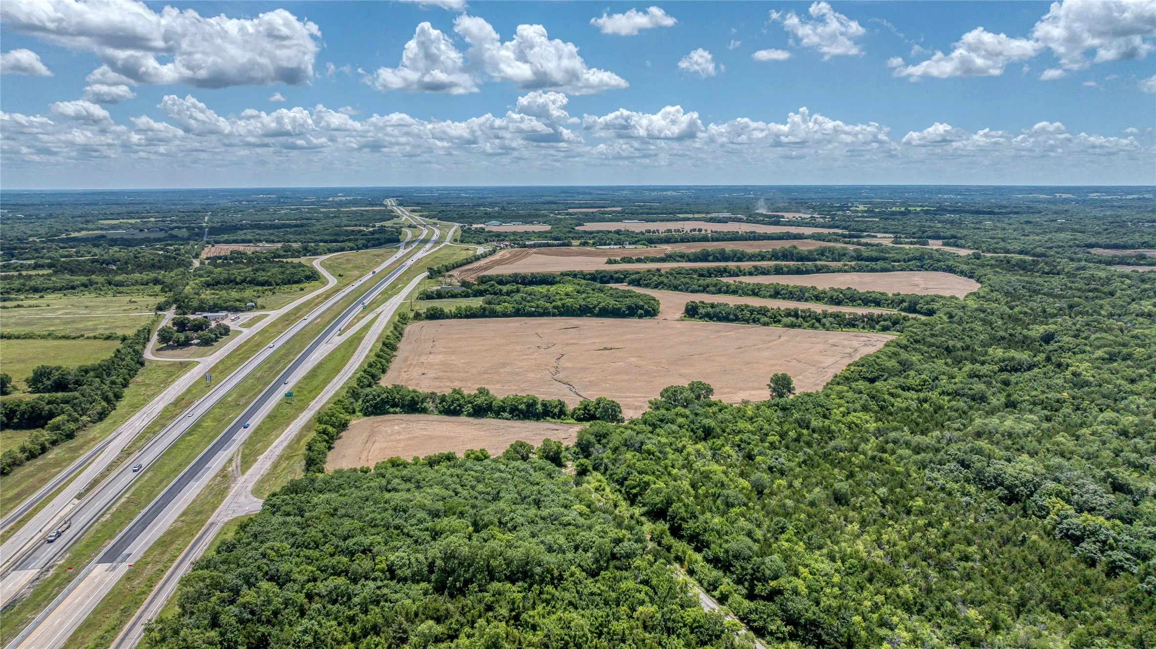 View of rural area featuring abundant farmland