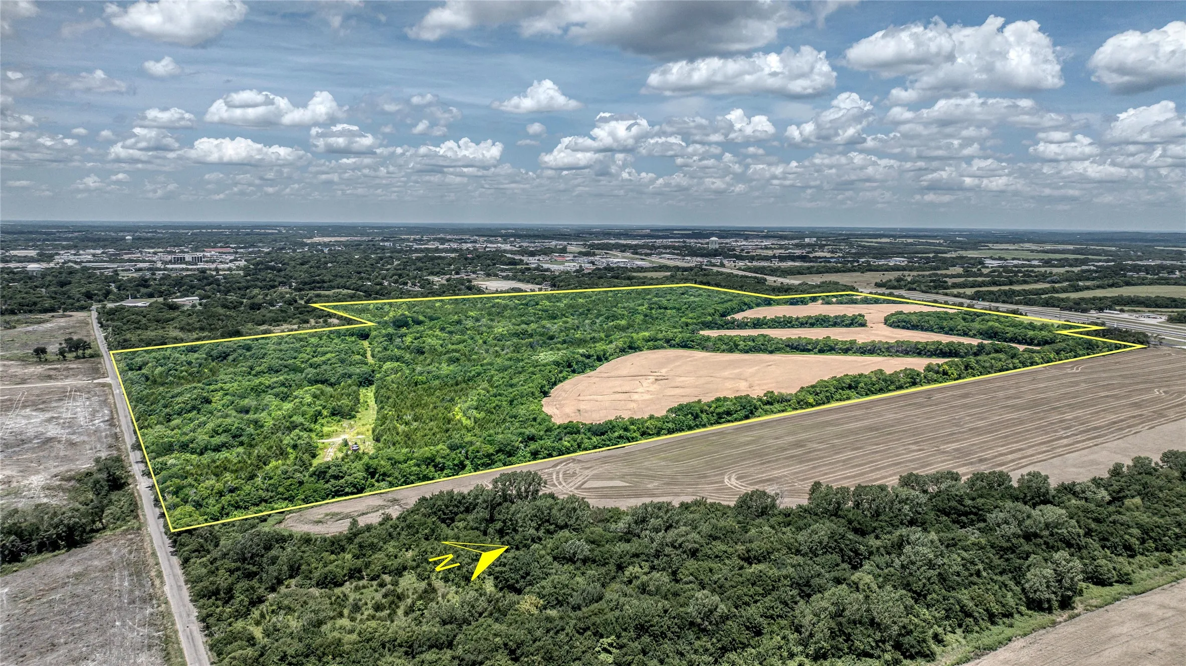 View of property location featuring property parcel outlined