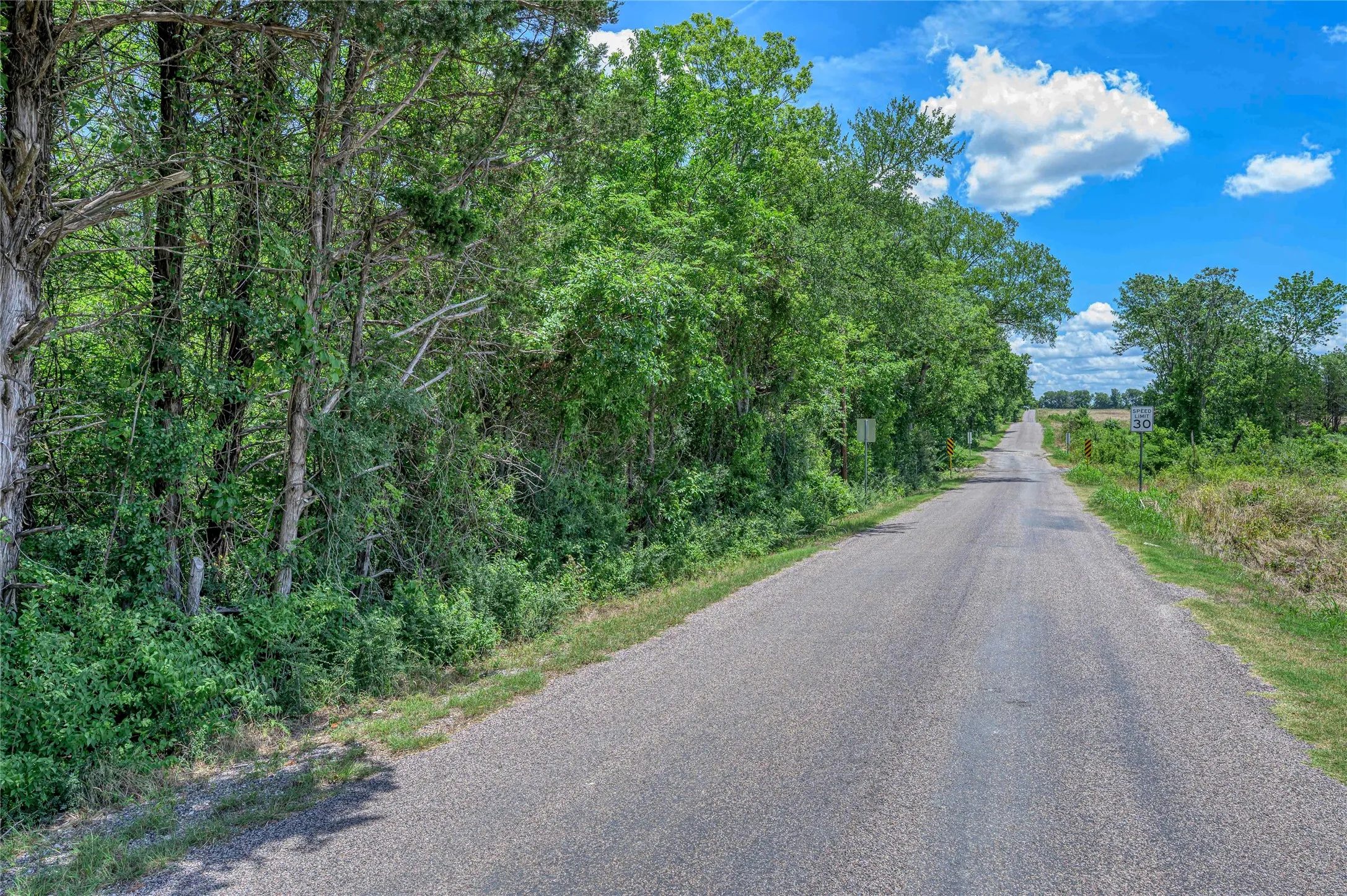 View of asphalt street