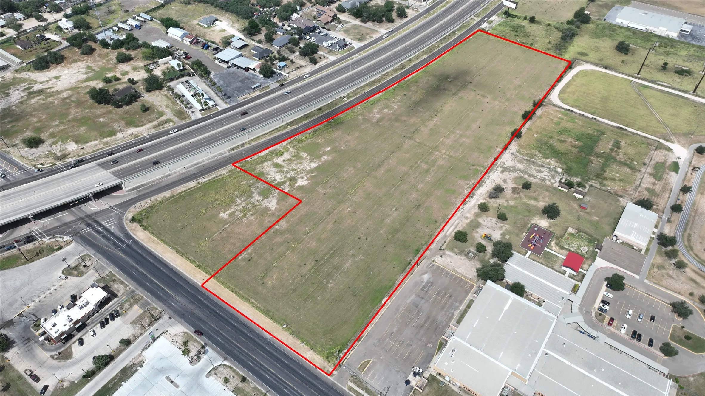 Map / location with property parcel outlined