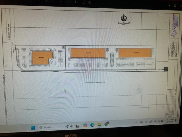 View of potential site development
