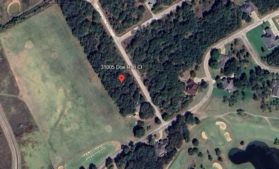Aerial view of property's location