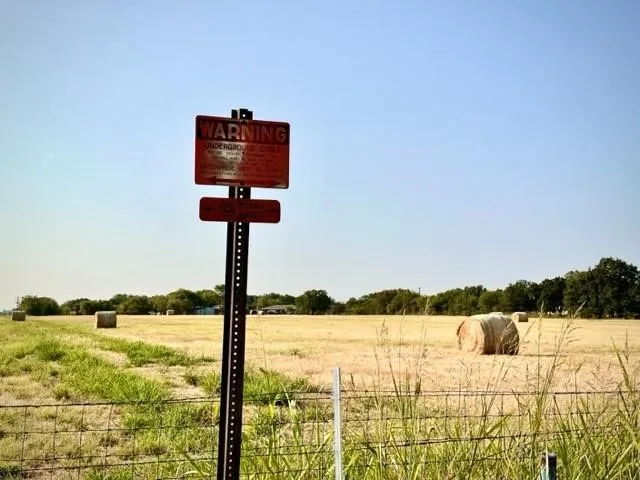 View of pipeline marker