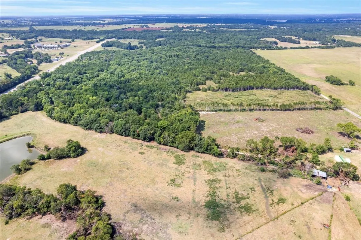 Drone / aerial view of a large body of water