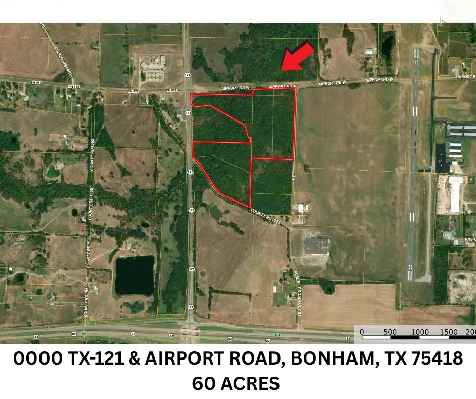 Unimproved Land For Sale in Fannin County , 0000 TX-121 & Airport Rd, Bonham, Texas 75418, 0, 0, Garage spaces, 0 Sqft, built in 0, mls#21028919, Real Estate Agent in Bonham, Homes For Sale in Fannin county, Homes For Sale in Bonham, Realtor in Bonham Texas, Real Estate Brokerage Independent Realty Texas, Luminita Cordes Realtor