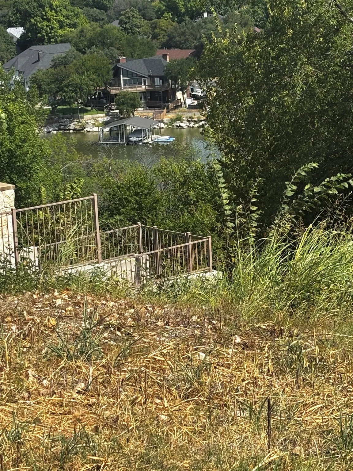 View of yard featuring a water view