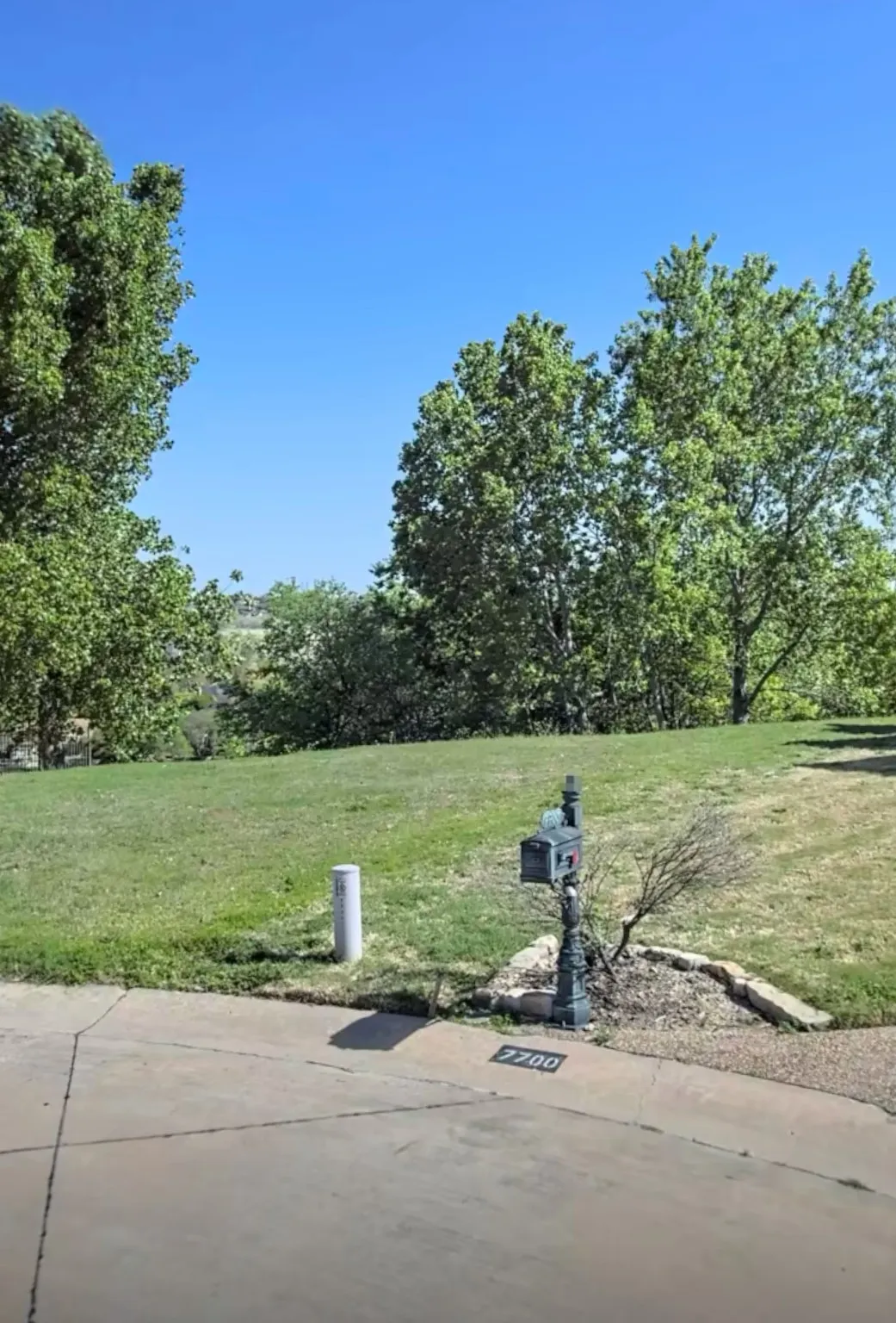 View of green lawn