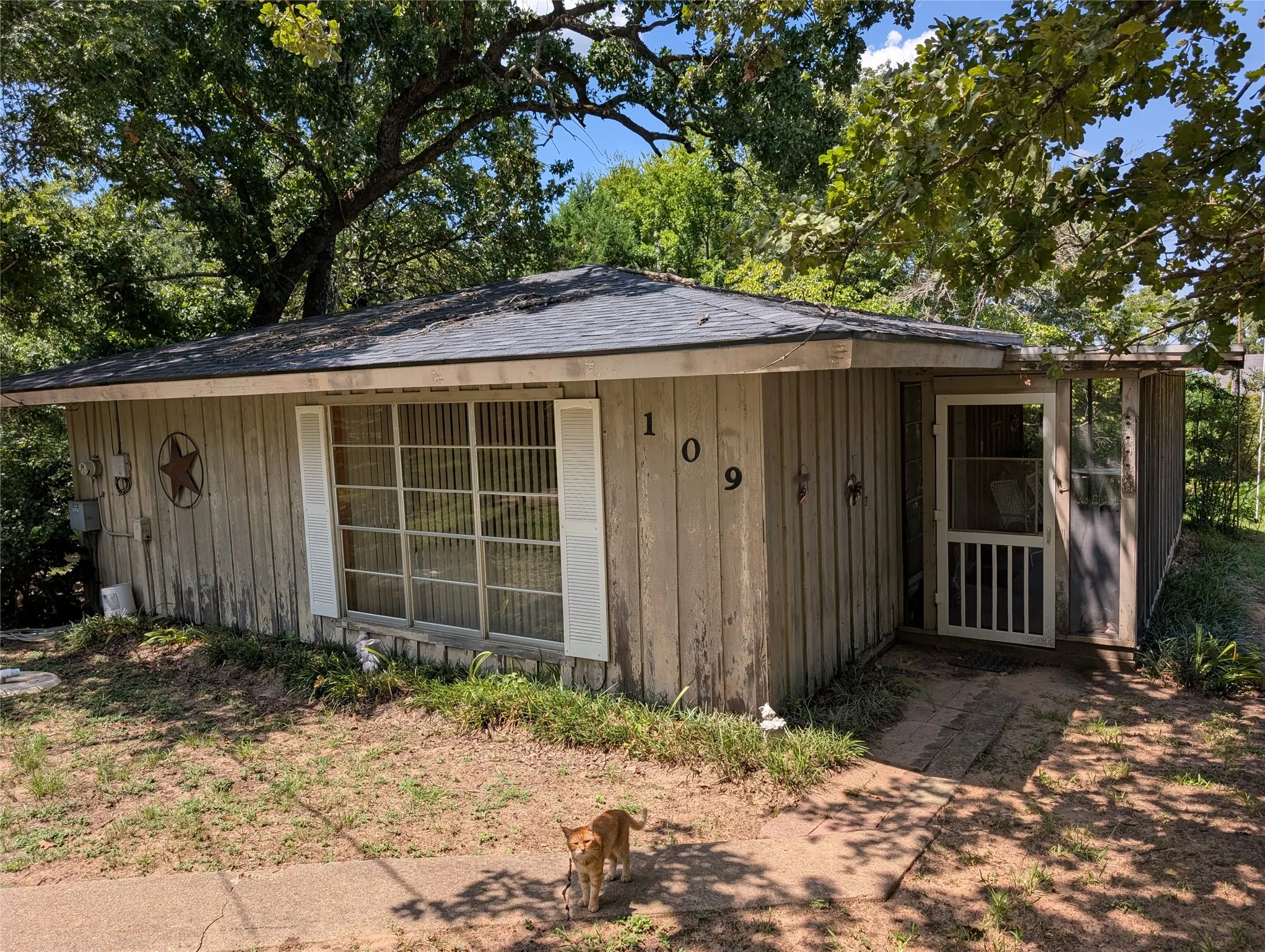 View of outbuilding
