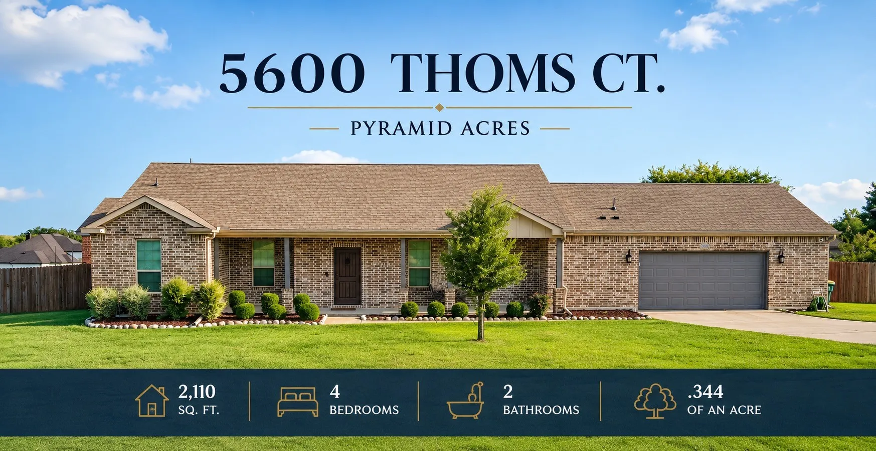 Single Family Residence For Sale in Tarrant County , 5600 Thoms Court, Fort Worth, Texas 76126, 4 Bedroom, 2 Bathroom, 2 Garage spaces, 2,110 Sqft, built in 2016, Preowned, mls#21040595, Real Estate Agent in Fort Worth, Homes For Sale in Tarrant county, Homes For Sale in Fort Worth, Realtor in Fort Worth Texas, Real Estate Brokerage Independent Realty Texas, Luminita Cordes Realtor
