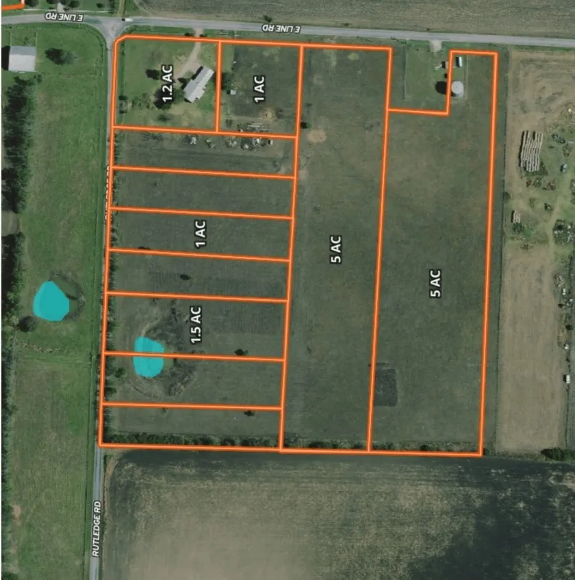 Map / location with property boundaries highlighted