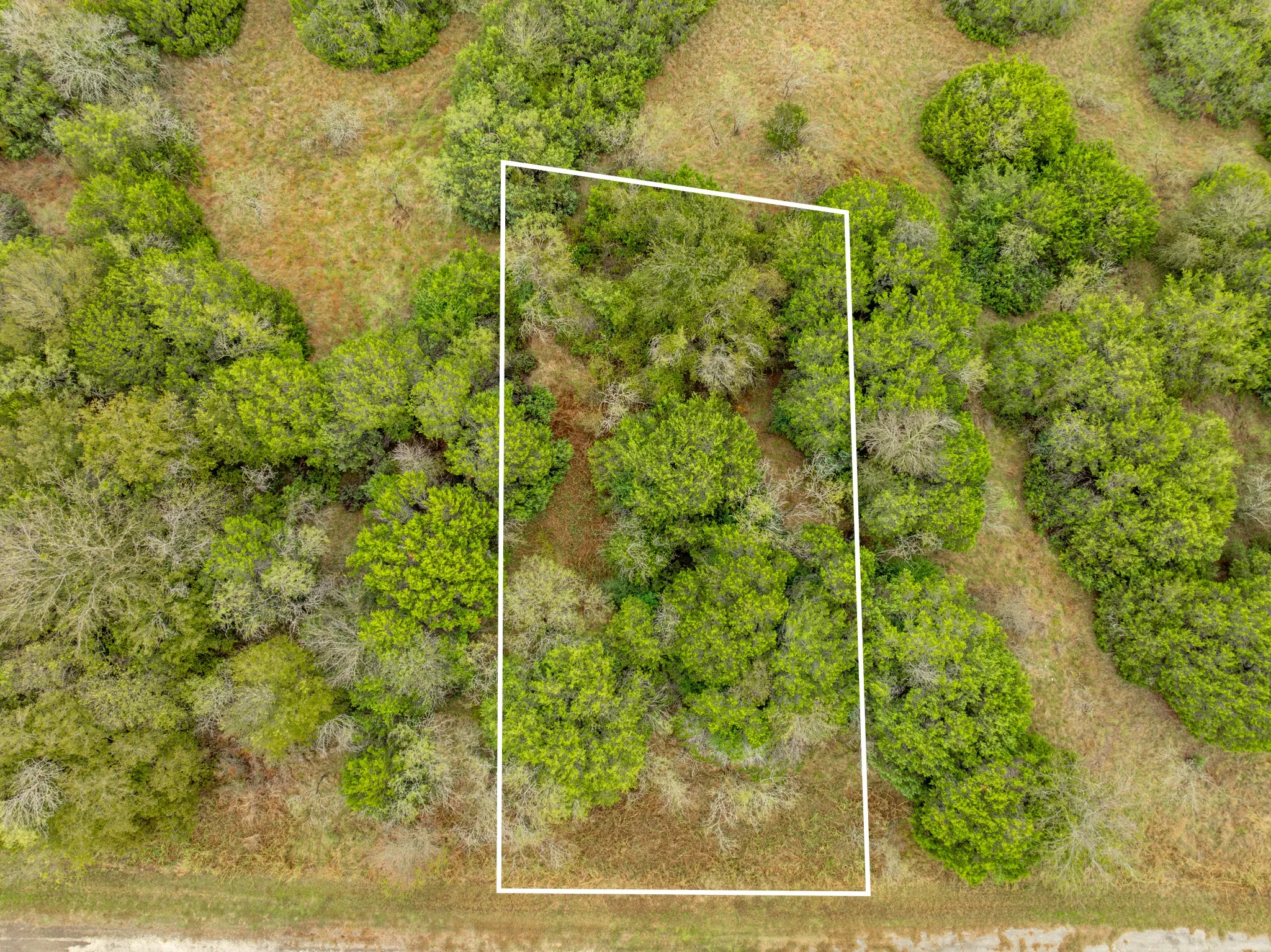 Aerial view of property's location featuring property boundaries highlighted