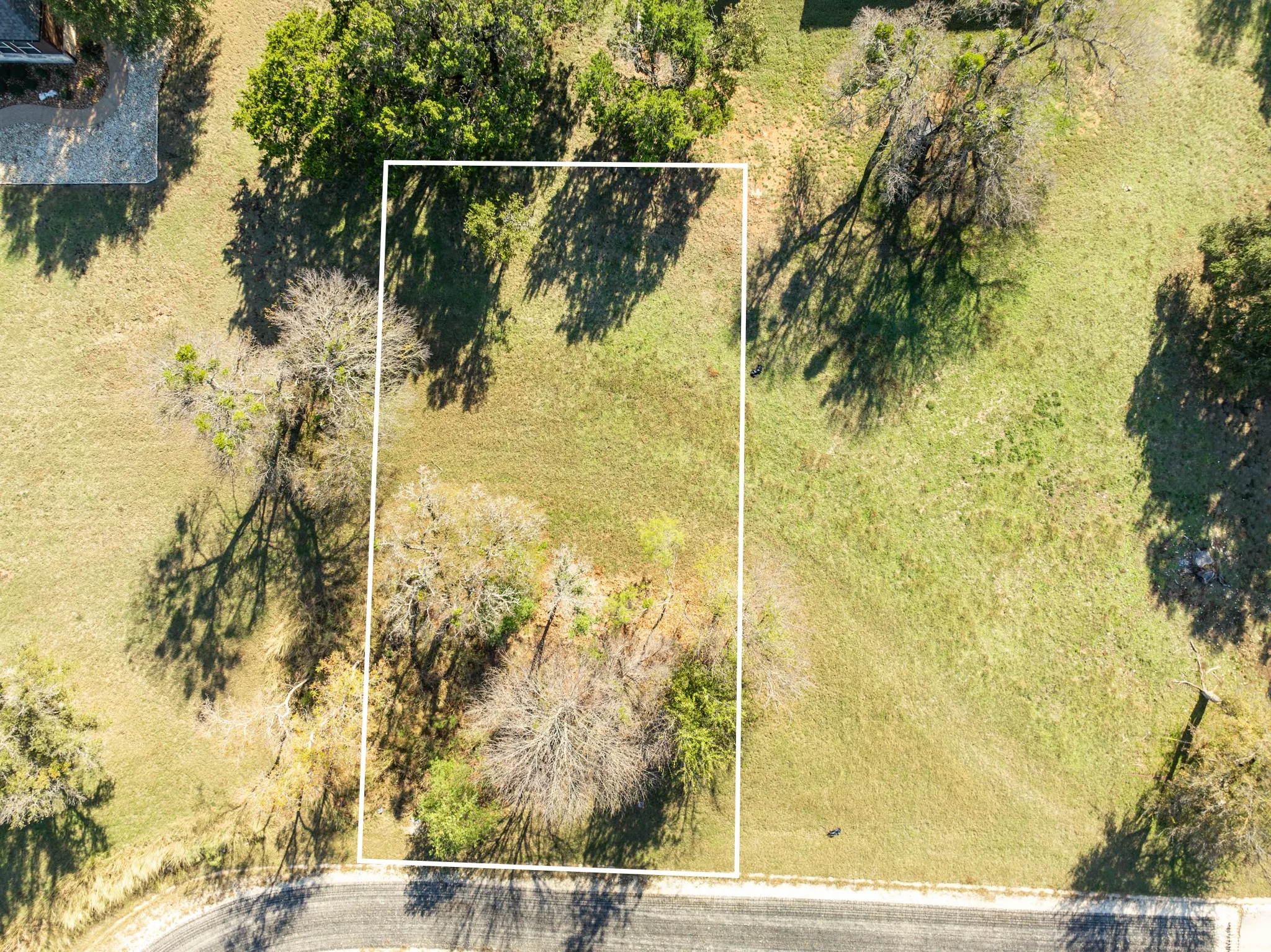 View of property location with property parcel outlined