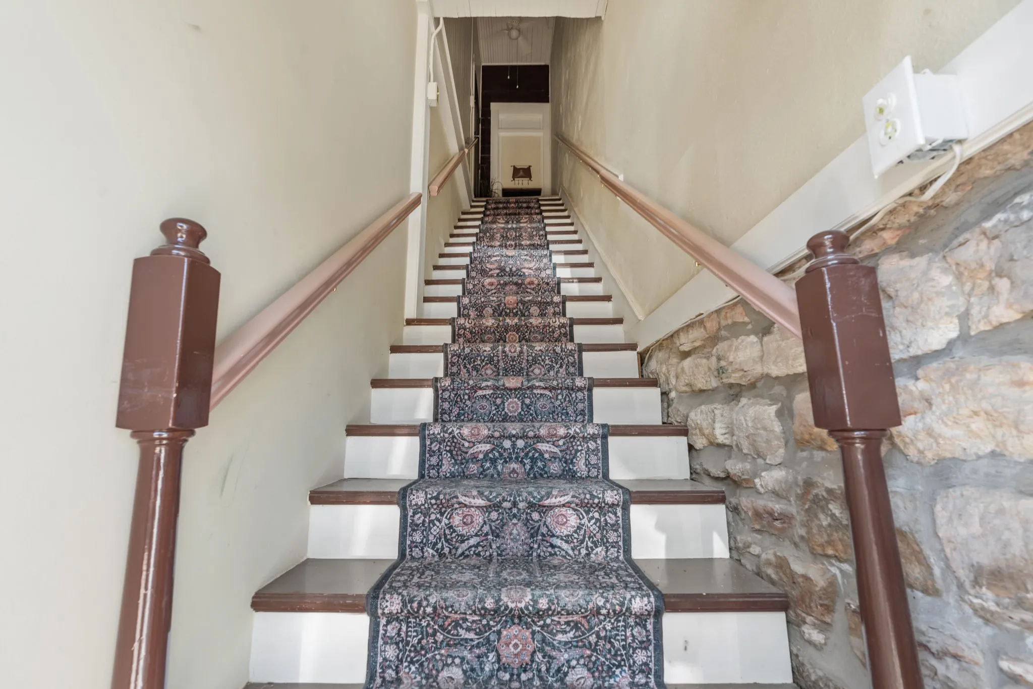 View of stairway