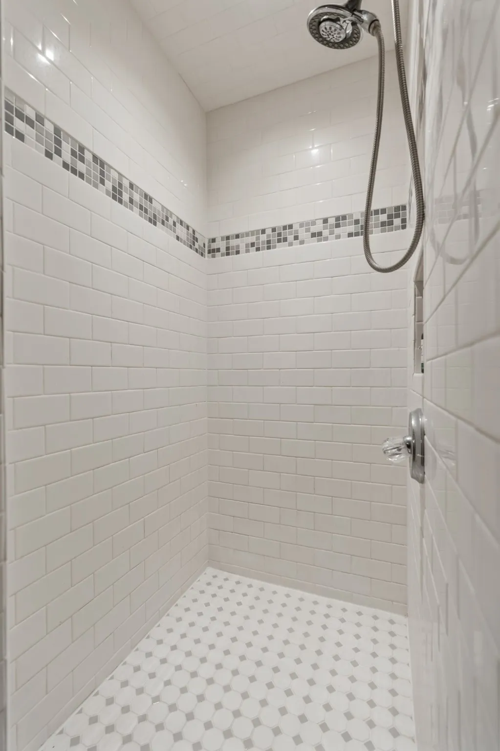 Bathroom featuring a stall shower