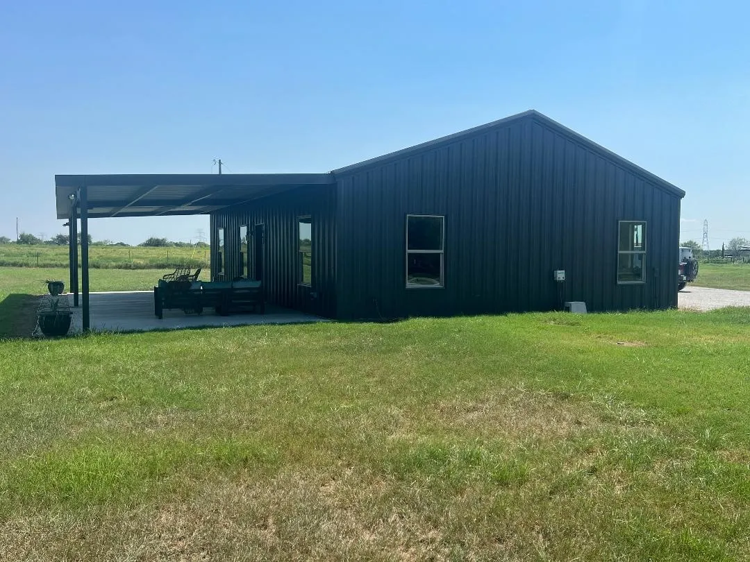 Back of property