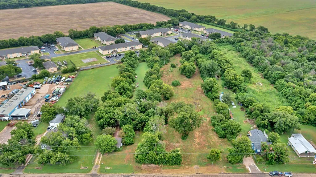 Aerial view of property's location