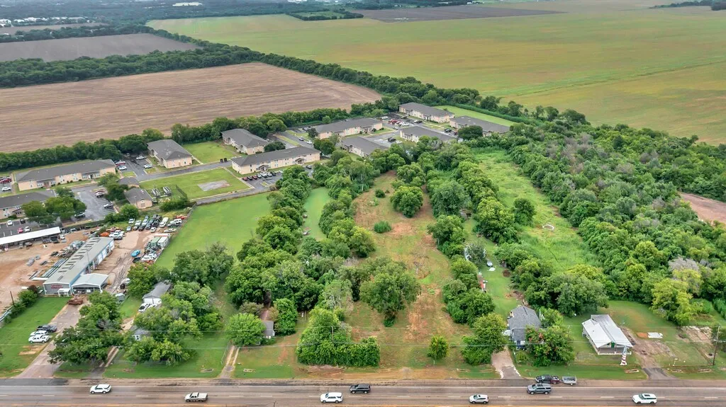 Aerial view of property's location