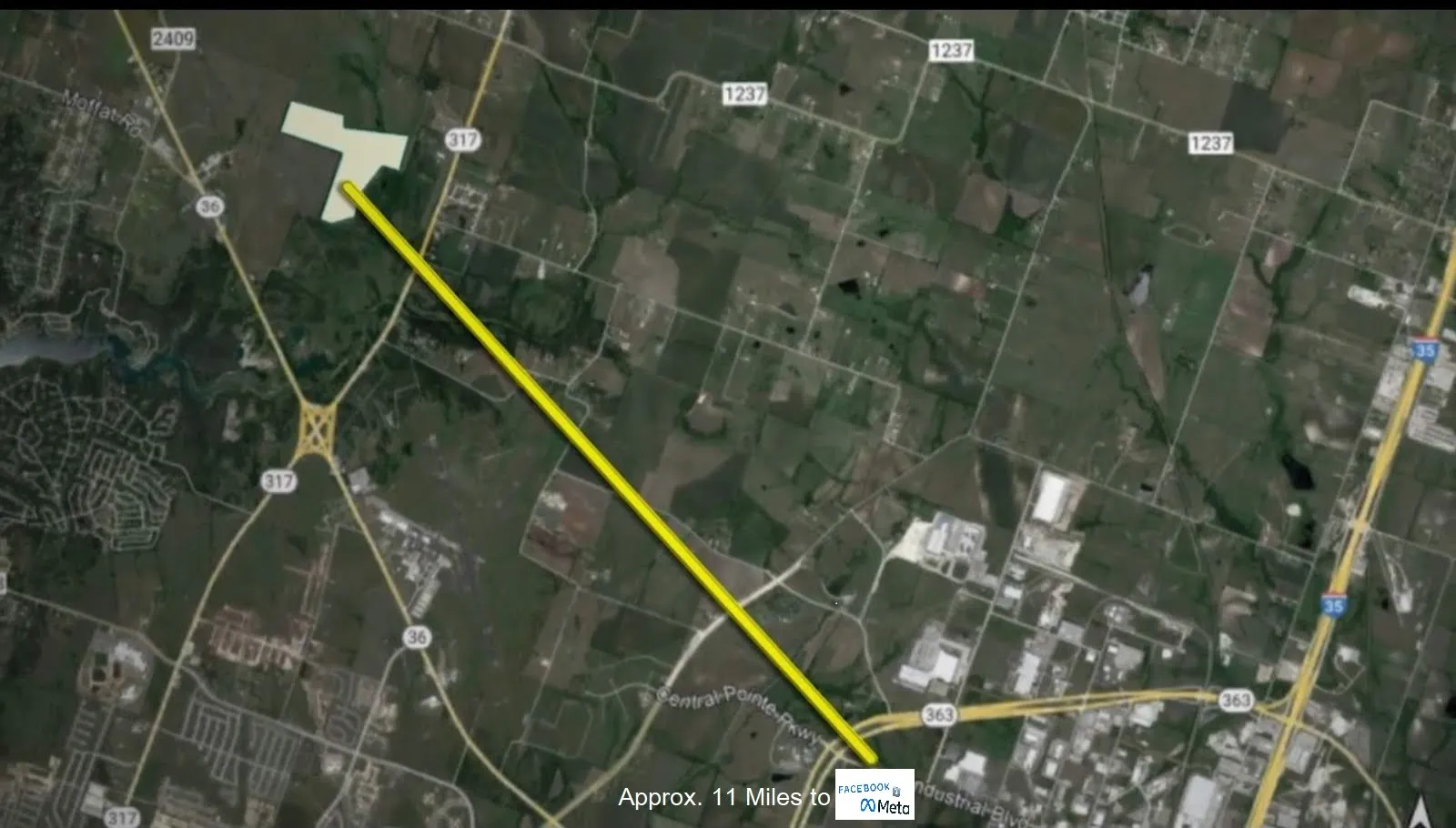Map of property location